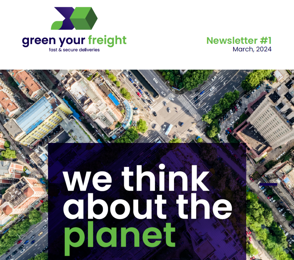 Green Your Freight Newsletter Μαρτίου